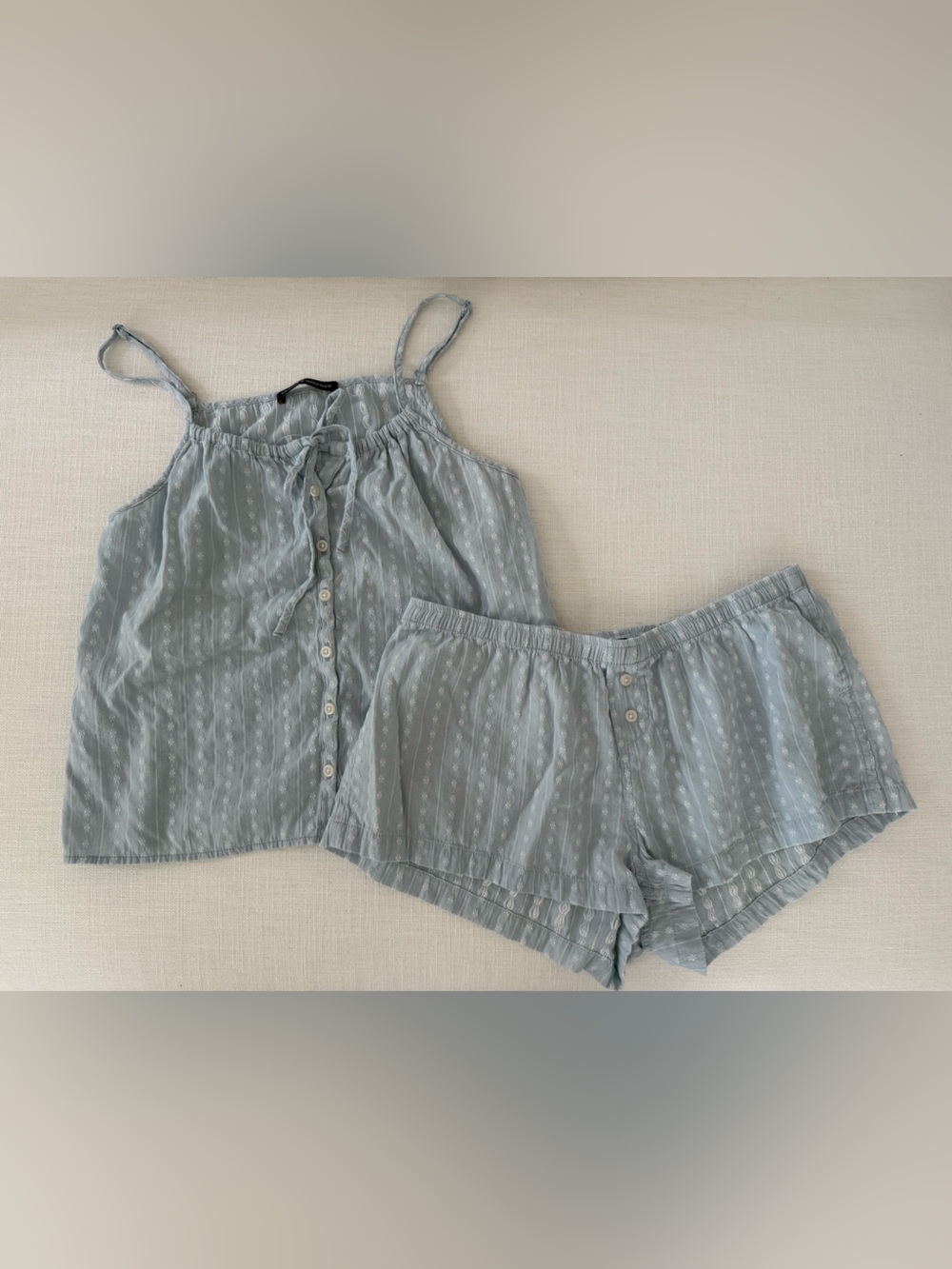 Brandy Melville Light Blue PJ Set